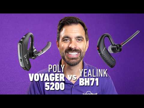 Poly Voyager 5200 vs Yealink BH71 - Battle of the Best Earpiece 2025