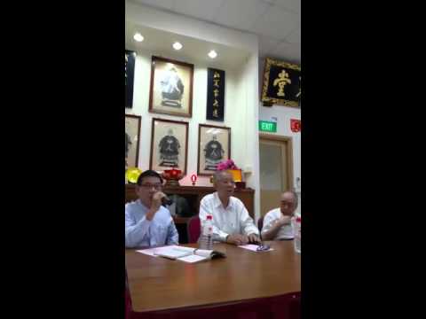 黄来兴中医师和黄进来医师 - 新加坡客属黄氏公会的讲座