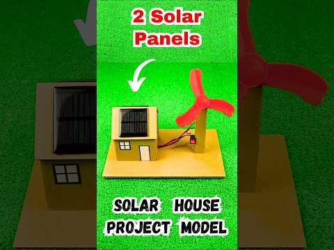 Solar Energy Working Model Science Project for Science Exhibition | Easy Renewable Energy Projects