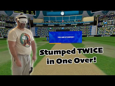 I Got Stumped TWICE in One Over! - iB Cricket Expert League - Meta Quest 3