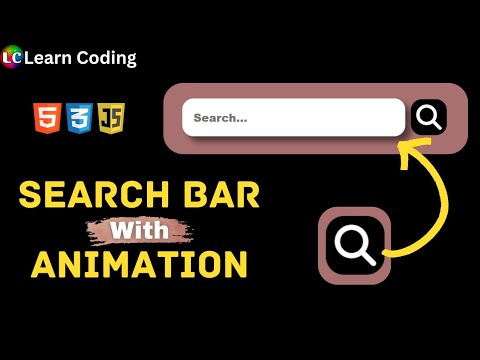 How to Create Search Bar Using HTML CSS Javascript | Mini-Project 3 | Learn Coding