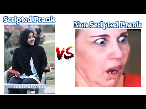 Scripted Prank Vs Non Scripted Prank !! Memes #viralmemes #meme