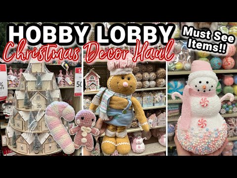 HUGE Hobby Lobby Christmas Decor Haul 2024 | Christmas Decor Haul 2024 | Christmas Decor 2024