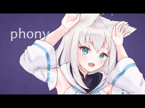 【Hand drawn MV】phony/Shirakami Fubuki【Hololive/Clip】