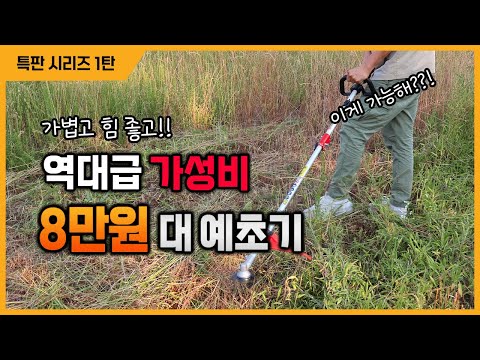 충전예초기 필요하시면 들어오세요!! 역대급 가성비 무선 예초기 [특판시리즈 EP.01]