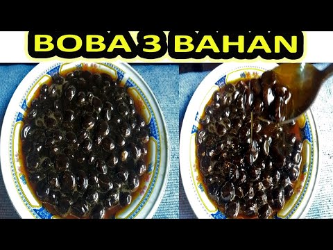 CARA MEMBUAT BOBA DENGAN 3 BAHAN