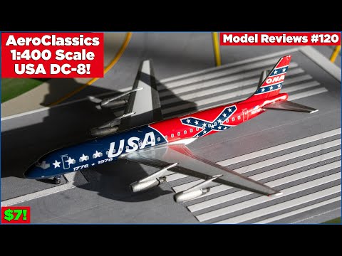 AeroClassics 1:400 USA Douglas DC-8! | Model Reviews #120