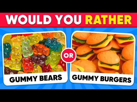 Would You Rather...? Popular Candy and Sweets 🍬🍦🧁 Quiz Kingdom