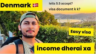 Nepal to Denmark visa require documents?