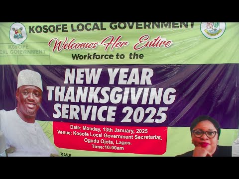 KOSOFE LOCAL GOVERNMENT HOLDS THANKSGIVING SERVICE