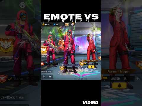 emote vs | free fire attitude status | #freefire #viral_video #ffshorts #ytshorts #trendingshorts