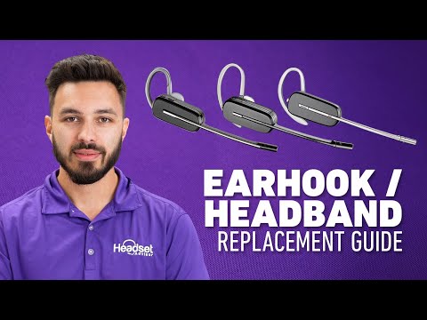 Earhook/Headband Replacement Guide For Poly CS540, W440, 8240, 8445, WH500