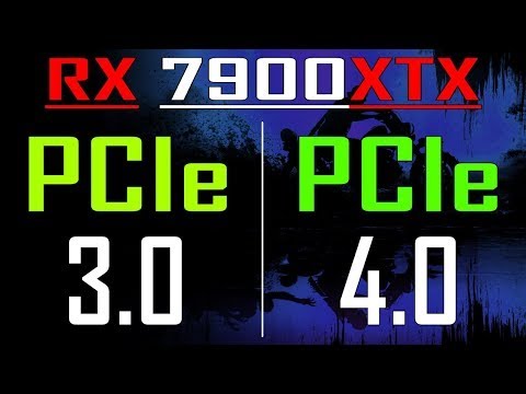 PCIe 3.0 vs PCIe 4.0 || RX 7900XTX @24GB // PC GAMES BENCHMARK TEST // 2160P ||