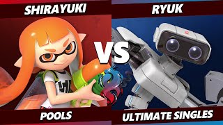 Kowloon Kagaribi - Shirayuki (Inkling) Vs. Ryuk (ROB) Smash Ultimate - SSBU