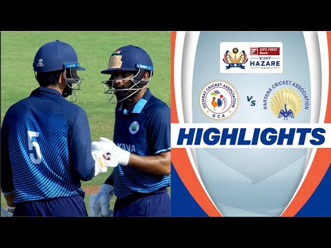 Gujarat vs Haryana | Gujarat vs Haryana Vijay Hajari Trophy 2024 | Vijay Hajari Trophy