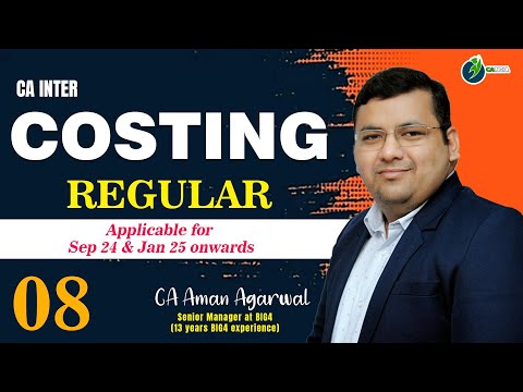 Lecture 8 | Marginal Costing | Group 2 | CA Inter Cost | Sep 24 & Jan 25 | By CA Aman Agarwal