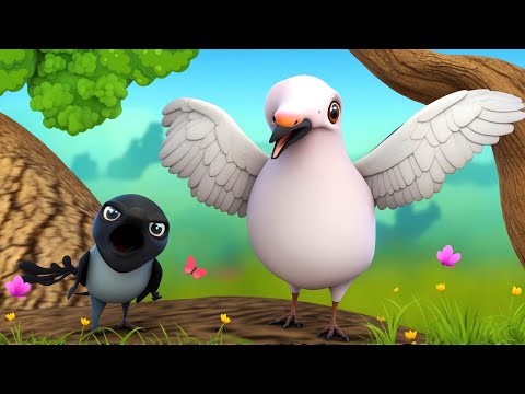 आज़ाद पक्षी और कौआ - Freedom Bird and Crow Story | Hindi Kahaniya Comedy Hindi Moral Stories JOJO TV