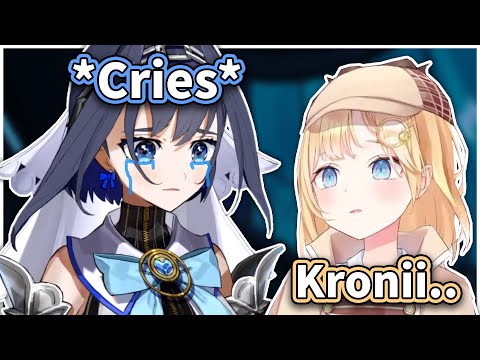 Kronii Couldn't Hold Back Her Tears and Broke Down When Thanking Ame