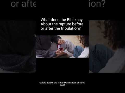 Will the rapture be before the tribulation?