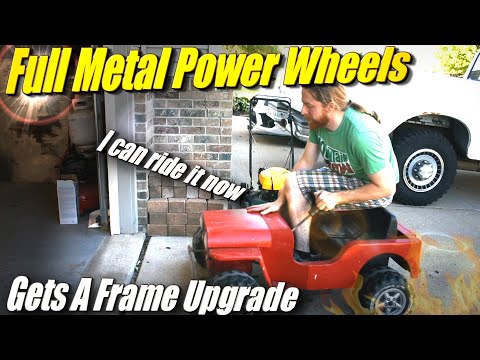 My Kids Broke their Metal Power Wheels Jeep. Now It Can Handle an Adult