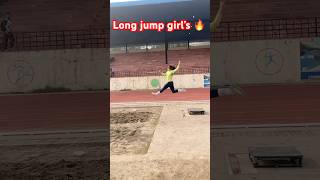 Long jump girl’s power 🔥😱#hardwork #olympicsport #youtubeshorts #longjump #girlpower #female 💫💪