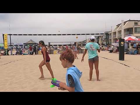 2022 AVPJunior Nationals - Girls 18U Day 2 Pool A - Rondon/Nieves vs Edwards/Schrock Set 2