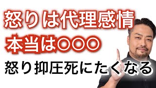 怒りは悲しみと恐怖の代理感情！怒りを抑えるとうつ、死にたくなります。隠された本当の気持ちはなんだろう？