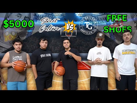 $5000 BASKETBALL CHALLENGE | THE GALLERIA VS STREET CULTURE *FREE SHOES*