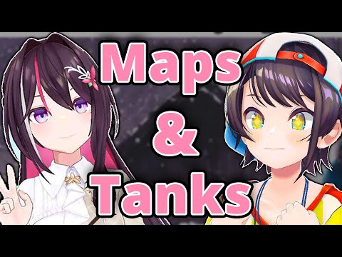 AZKi's love for maps and weird way to play Rust 【ENG SUB】